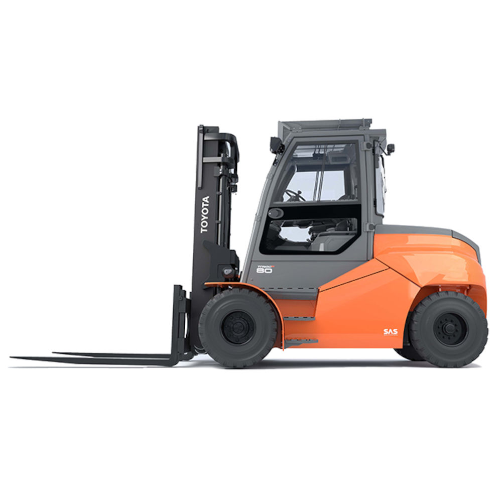 Toyota Traigo 80, 4-wheel 8t @ 900 mm LC - Electric forklift
